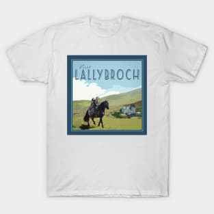 Visit Lallybroch Vintage Travel Poster T-Shirt